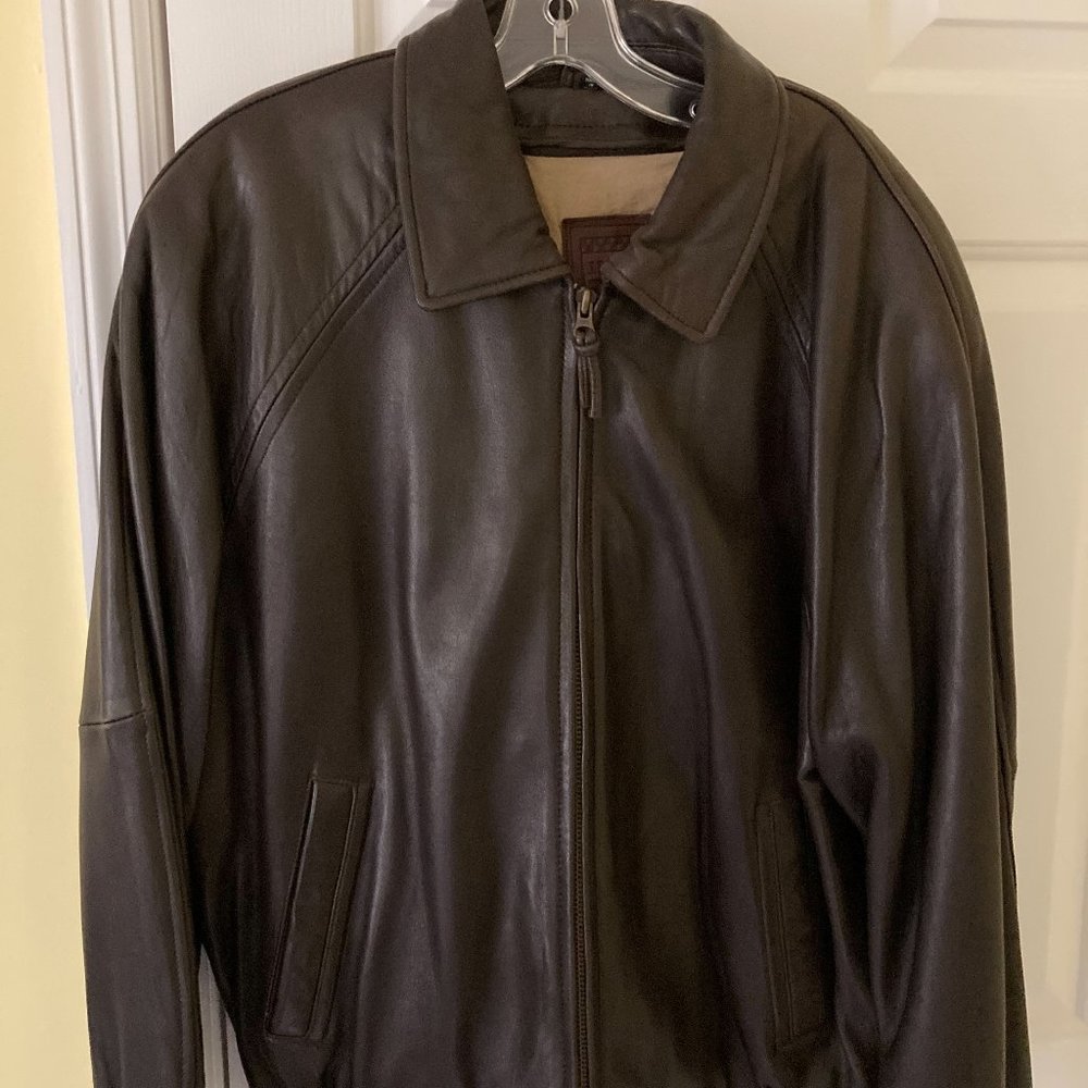 J. Park Collection, Men's Size M Lamb Leather Bomber Jacket